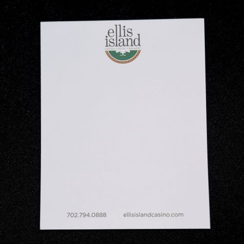 Ellis Island Casino Notepad, 10 Sheets